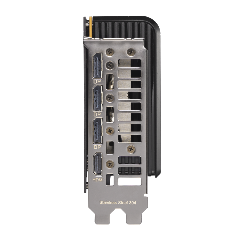 ASUS PRIME RTX 5060 OC 8GB ports view without box