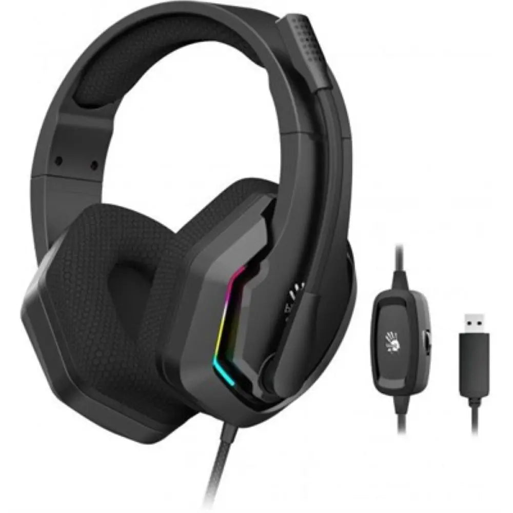 Bloody G260 Neon USB Gaming Headphone - Black