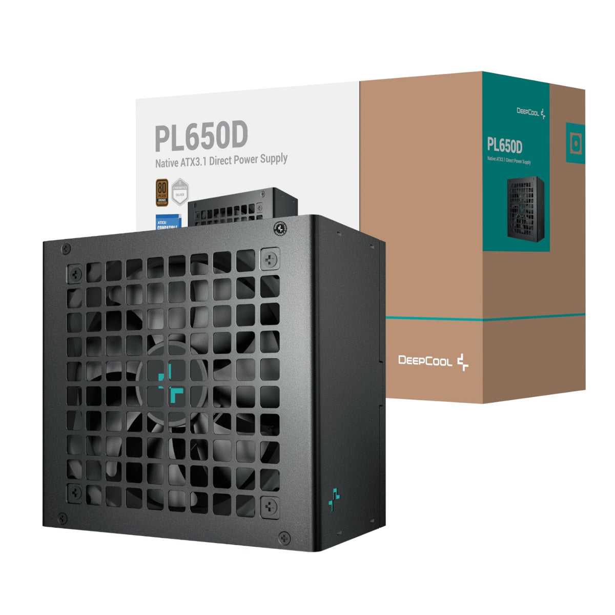 DeepCool PL650D V2 650W ATX 3.1 Bronze PSU with retail box