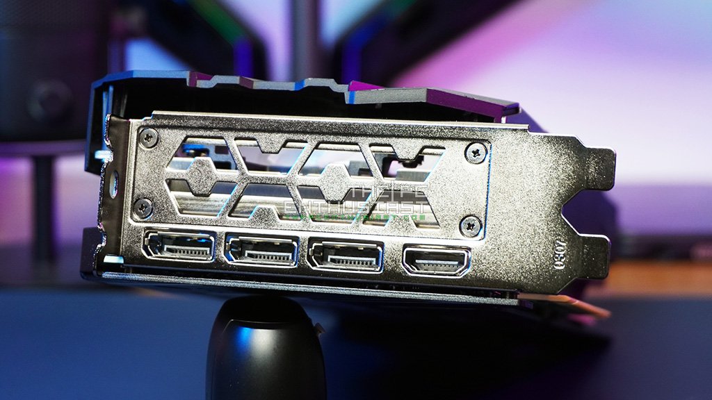 GALAX RTX 3060 Ti EX ports reference, ThePCEnthusiast