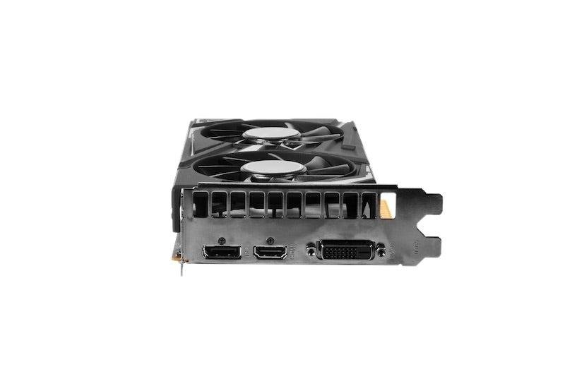 GALAX GTX 1650 EX original DisplayPort HDMI DVI-D ports image