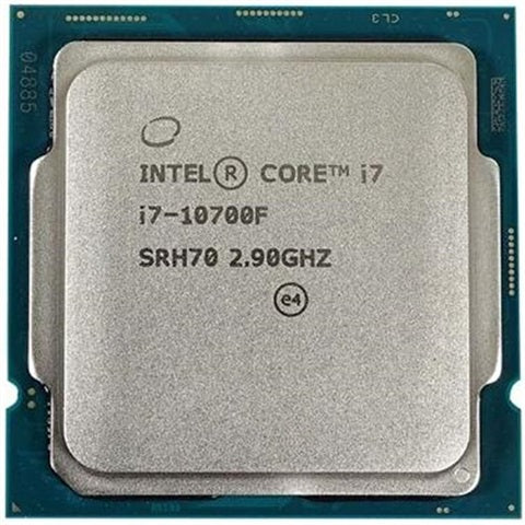 Actual Intel Core i7-10700F SRH70 processor model reference photograph, not actual store stock