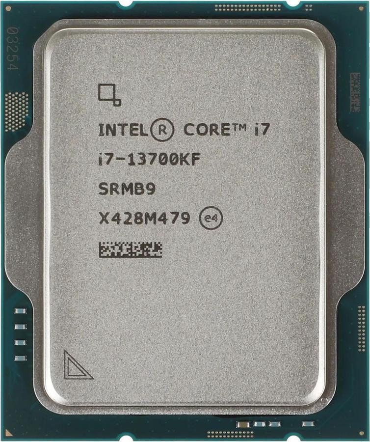 Real Intel Core i7-13700KF SRMB9 CPU chip reference photograph from eXtreme Computers