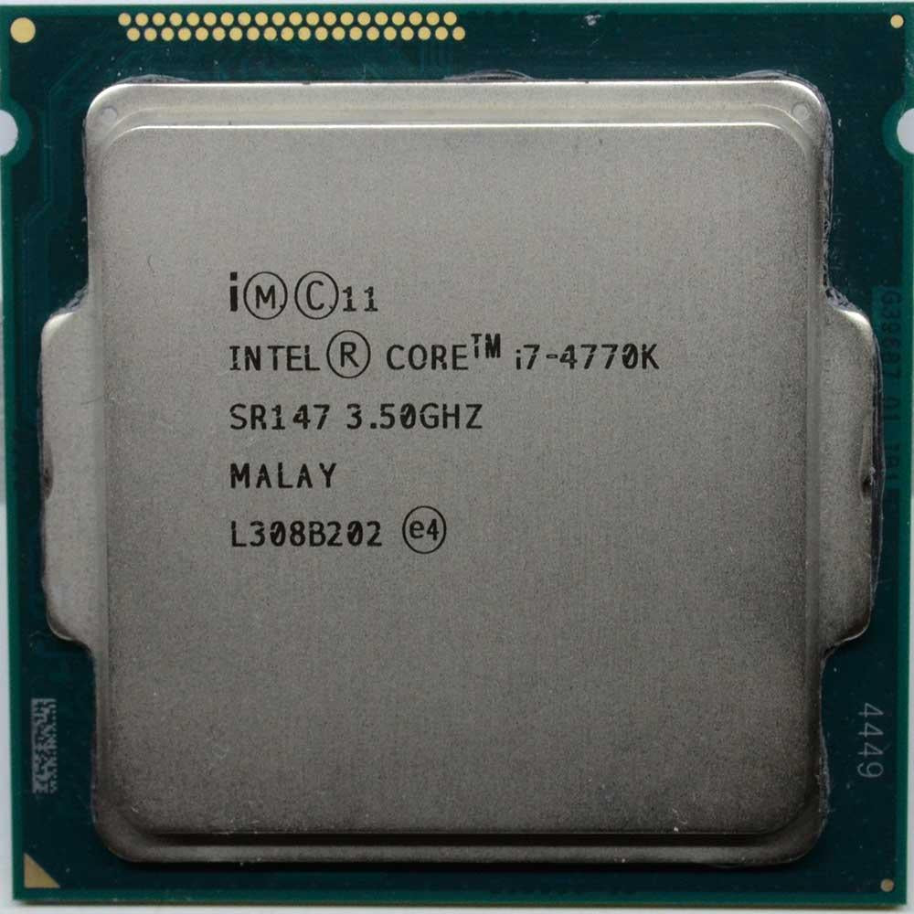 Real Intel Core i7-4770K SR147 3.50GHz CPU, third-party reference photo, not SakoonSay stock