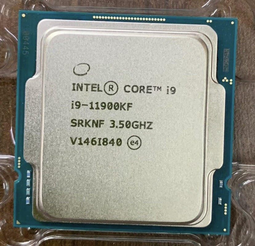 Intel Core i9-11900KF SRKNF genuine matching-model processor photograph, external seller reference