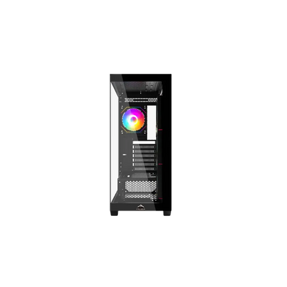 FROZER Aura ATX Black Gaming PC Case – ARGB Gaming Chassis