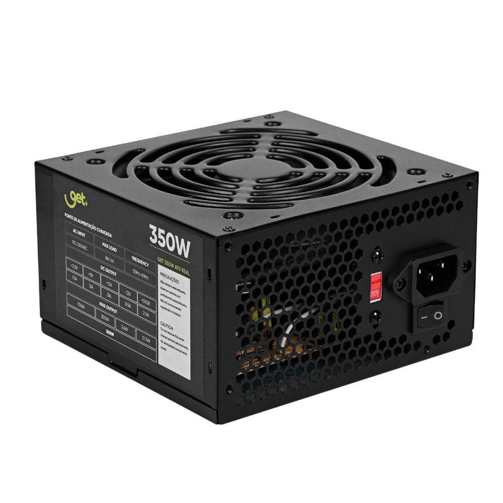 Generic black 350W ATX power supply