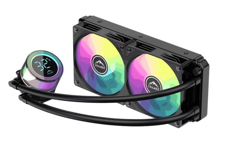 FROZER Ice Emperor 240mm AIO Liquid CPU Cooler – Black