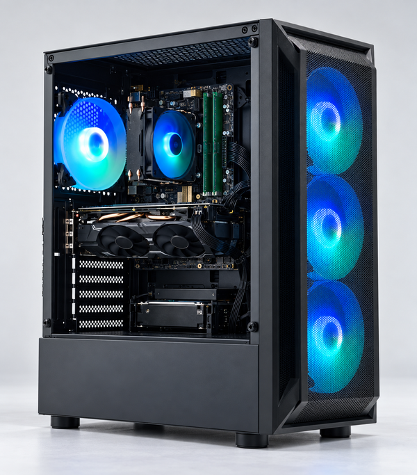 60K Intel gaming PC build with Intel i7-4790, GTX 960 2GB, 16GB DDR3 RAM and FROZER FR-200 cooler
