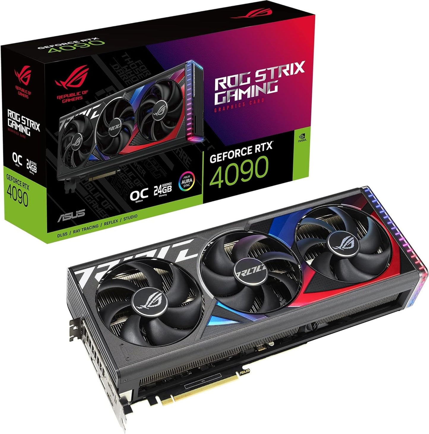 ASUS ROG Strix GeForce RTX® 4090 OC Edition Gaming Graphics Card