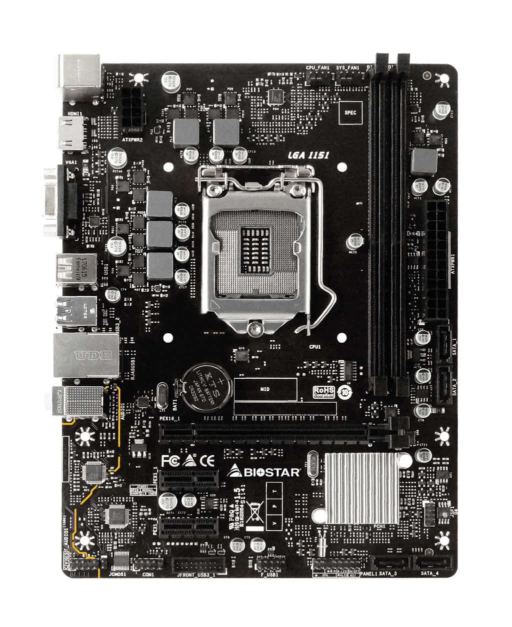 BIOSTAR H310MHP H310 8th/9th Gen LGA1151 DDR4 Motherboard