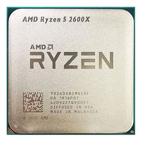 AMD Ryzen 5 2600X processor without box — reference photograph