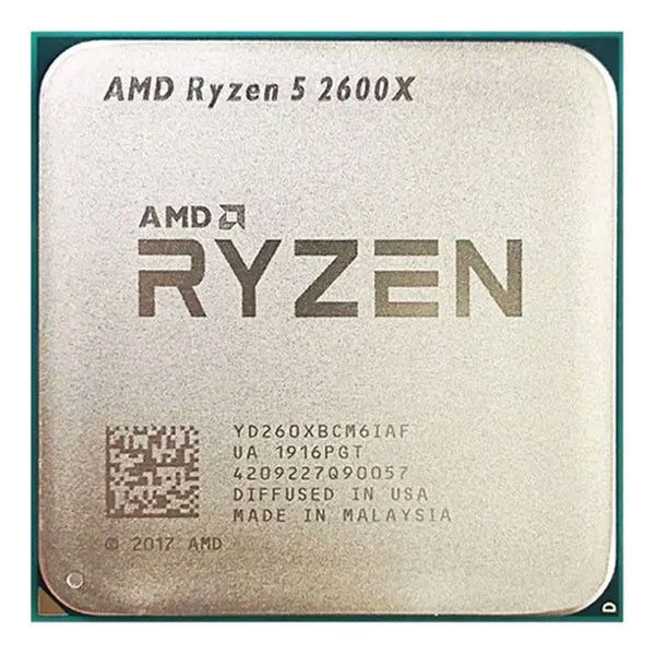 AMD Ryzen 5 2600X processor without box — reference photograph