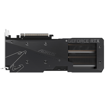 AORUS RTX 3060 Ti ELITE 8G rev. 2.0 backplate view