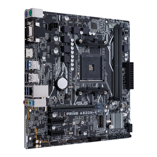 ASUS PRIME A320M-K motherboard without box — official reference image