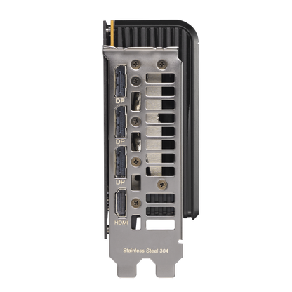 ASUS PRIME RTX 5060 OC 8GB ports view without box