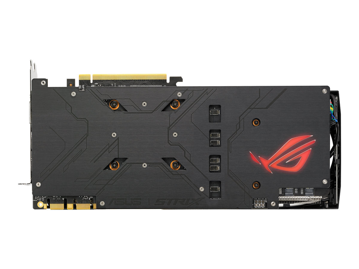 ASUS ROG STRIX GTX 1080 Ti O11G GAMING backplate view