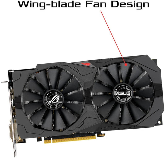 ASUS ROG STRIX Radeon RX 570 OC 8GB graphics card front view