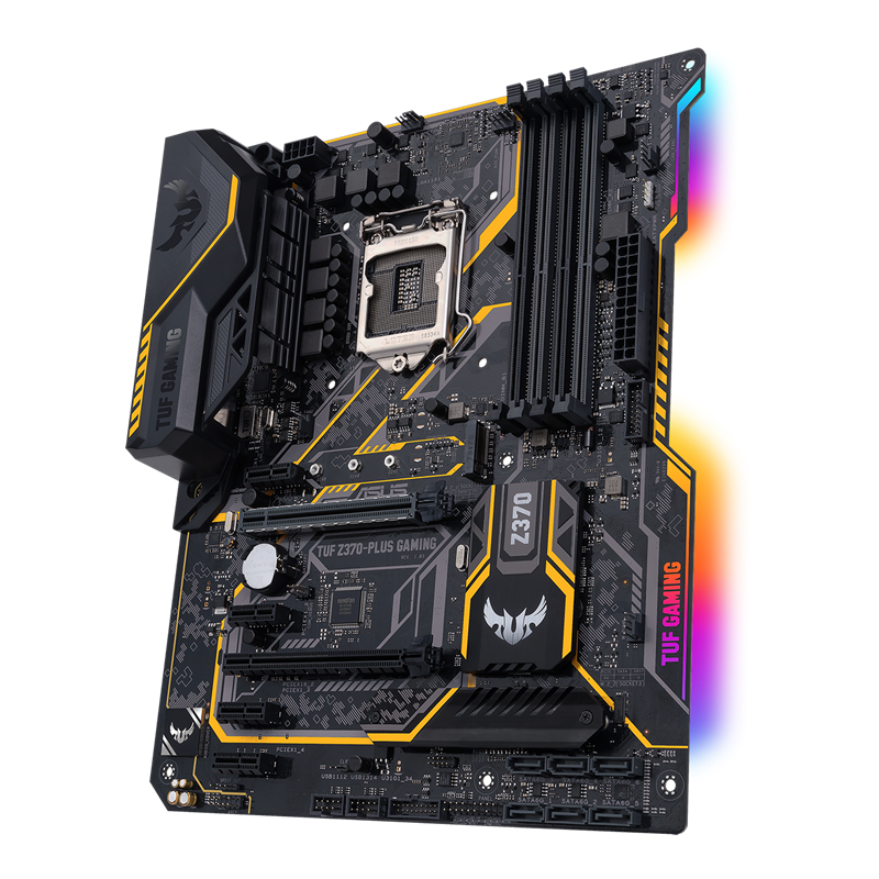 ASUS TUF Z370-PLUS GAMING Intel Z370 LGA1151 ATX motherboard used