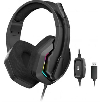 Bloody G260 Neon USB Gaming Headphone - Black