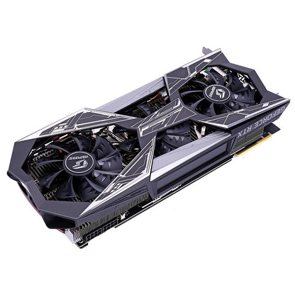 Colorful iGame RTX 2080 Vulcan X OC original angled card-only image