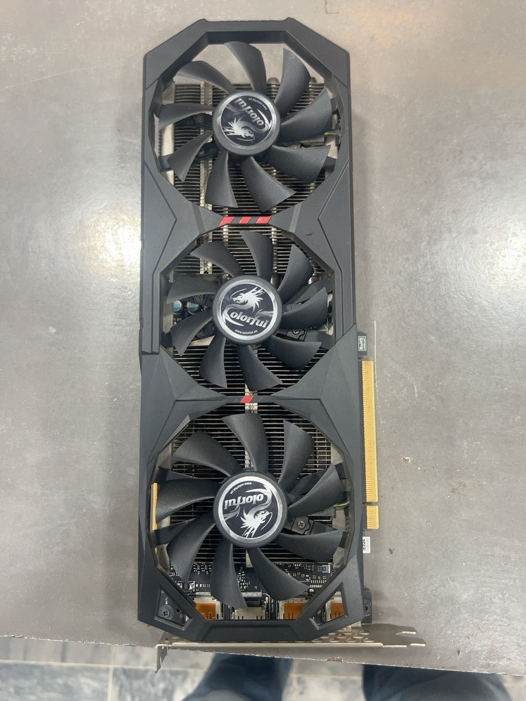 Colorful RTX 2080 SUPER 8GB-V actual card front view