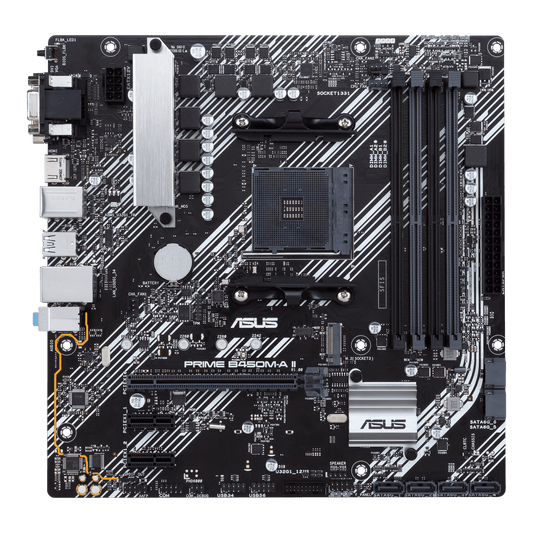 ASUS PRIME B450M-A II AM4 B450 DDR4 Micro ATX Motherboard