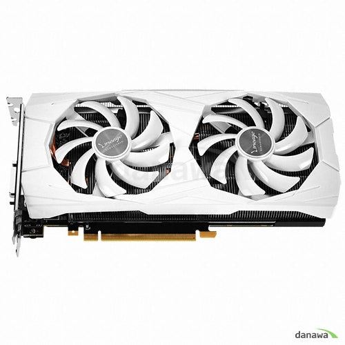 EMTEK XENON GTX 1660 Ti White STORM X Dual OC 6GB front view