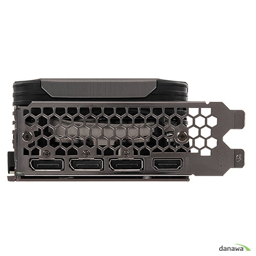emTek RTX 3070 Black Edition OC 8GB - DisplayPort and HDMI outputs