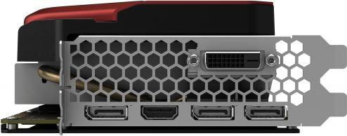 Gainward GTX 1070 Phoenix GS original display ports image