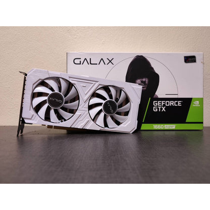 GALAX GTX 1660 Super 6GB White graphics card with box