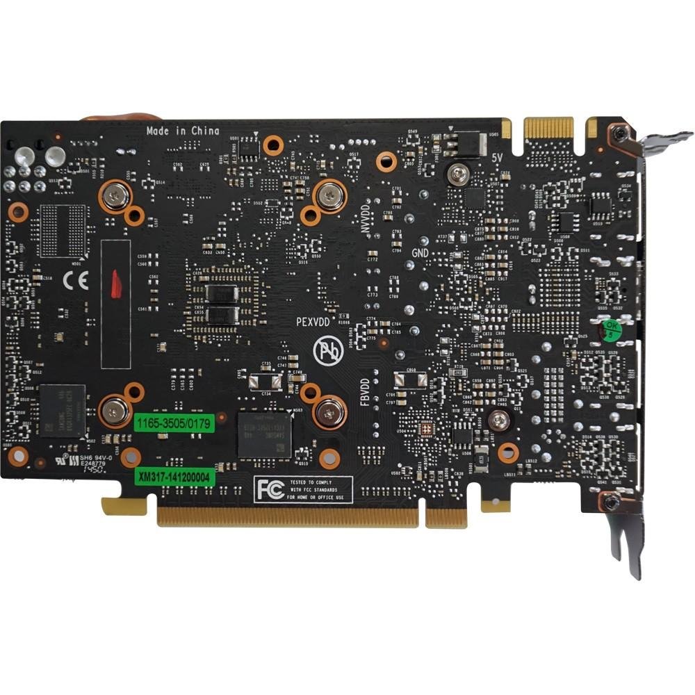 GALAX GeForce GTX 960 GAMER OC 2GB rear PCB
