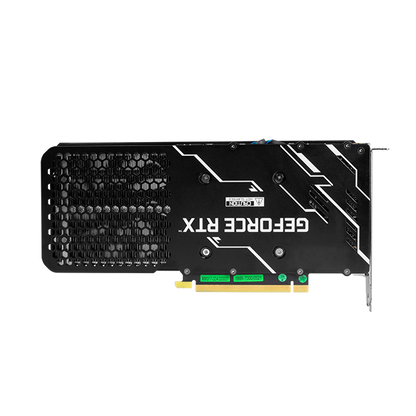 GALAX RTX 3060 1-Click OC 12GB graphics card aluminium backplate rear view