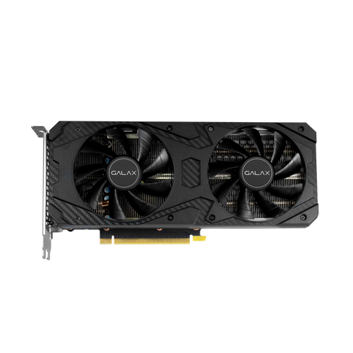 GALAX RTX 3060 1-Click OC 12GB black dual-fan graphics card front view