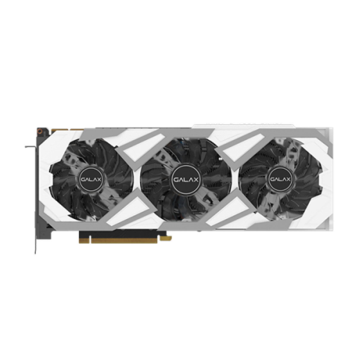 GALAX RTX 3070 EX Gamer White triple-fan front