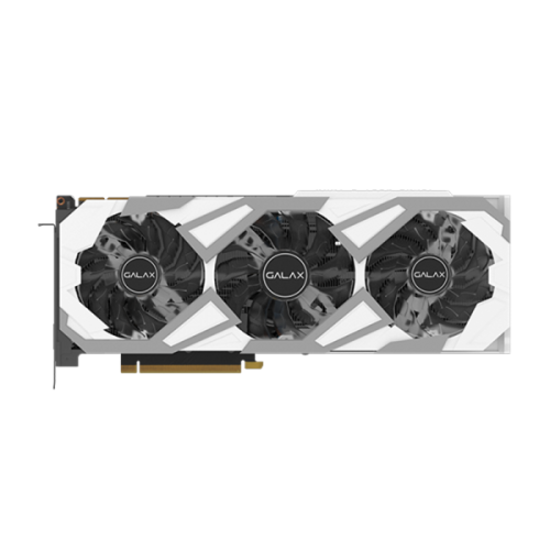 GALAX RTX 3070 EX Gamer White triple-fan front