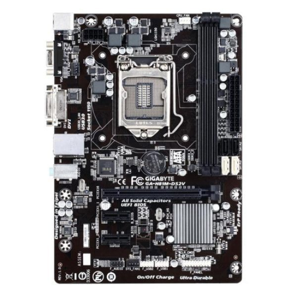 GIGABYTE GA-H81M-DS2V 4th Gen LGA1150 Micro-ATX motherboard with DDR3 slots