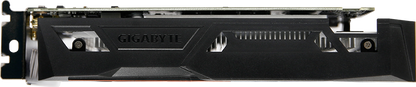 Official Gigabyte GeForce GTX 1050 Ti OC 4G card side view
