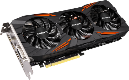 Gigabyte GeForce GTX 1080 G1 Gaming 8GB angle view