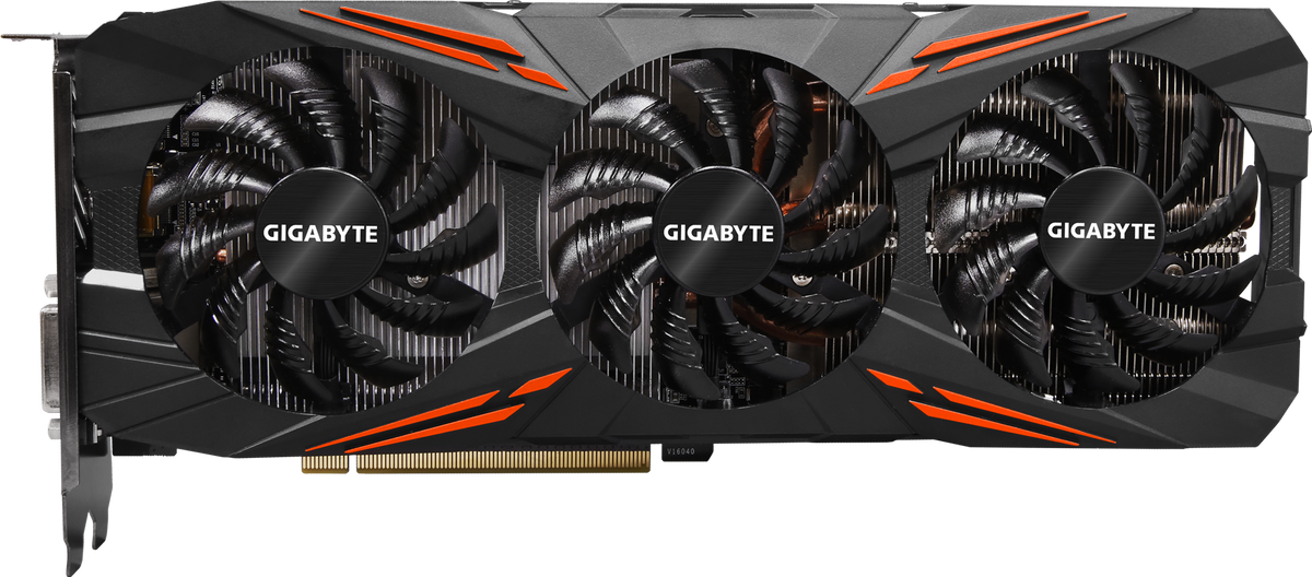 Gigabyte GeForce GTX 1080 G1 Gaming 8GB front view