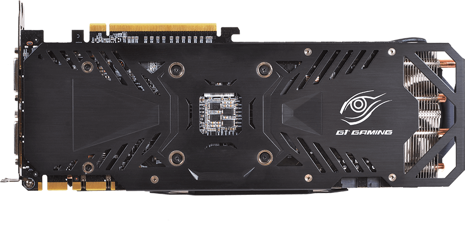 Gigabyte GTX 970 G1 Gaming 4GB original manufacturer back view, without box