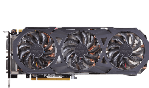 Gigabyte GTX 970 G1 Gaming 4GB original manufacturer front view, without box