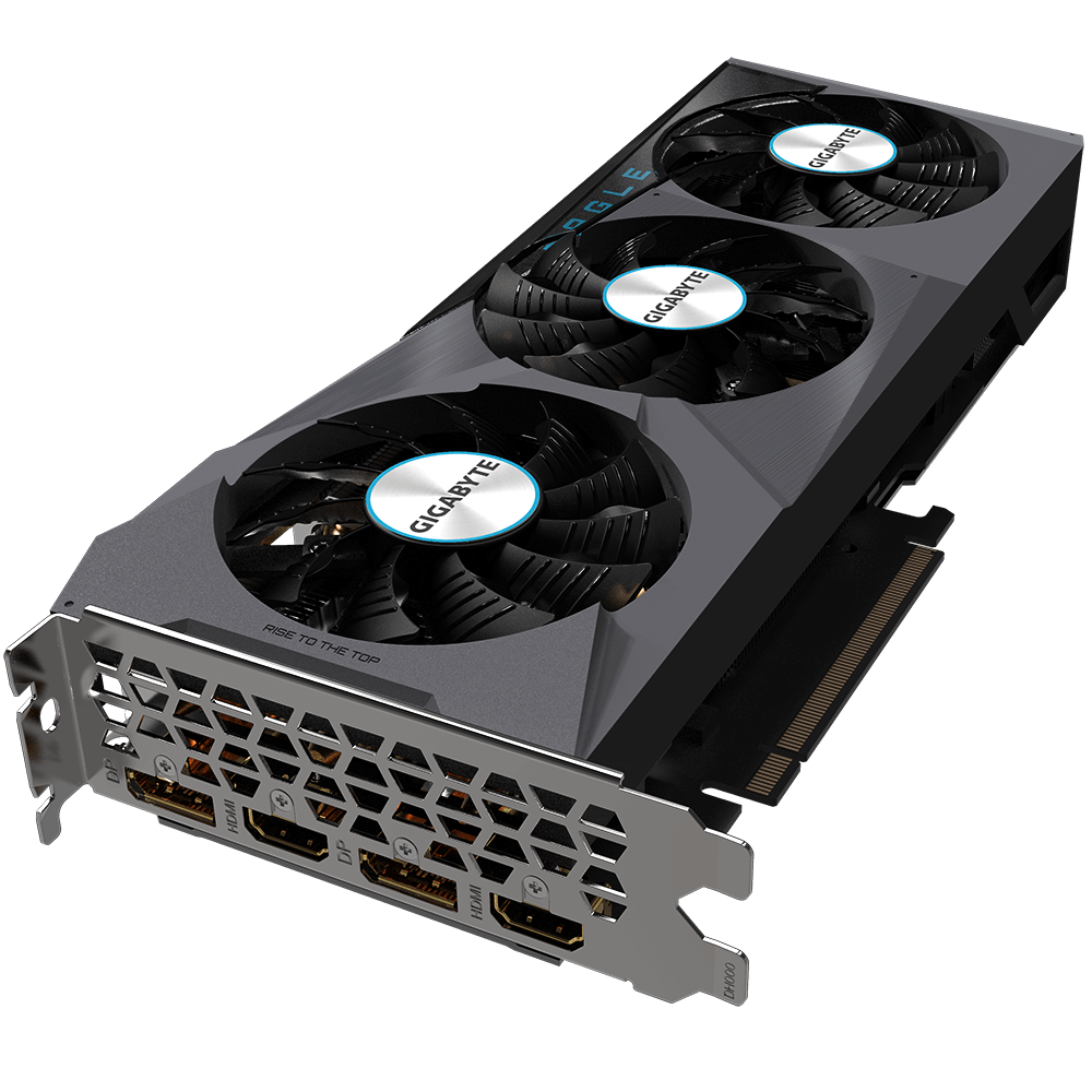 GIGABYTE RTX 3070 EAGLE OC 8GB rev 2.0 front without box