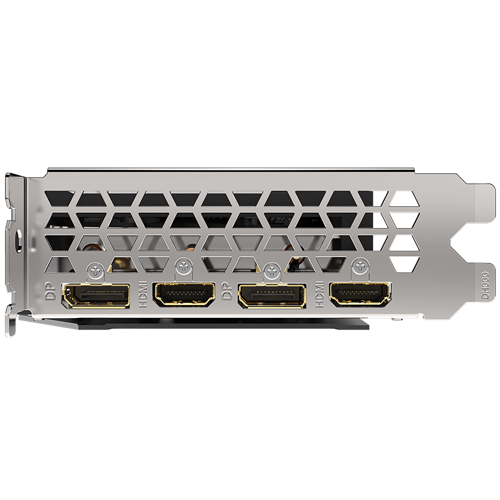 GIGABYTE RTX 3070 EAGLE OC rev 2.0 ports: two HDMI and two DisplayPort
