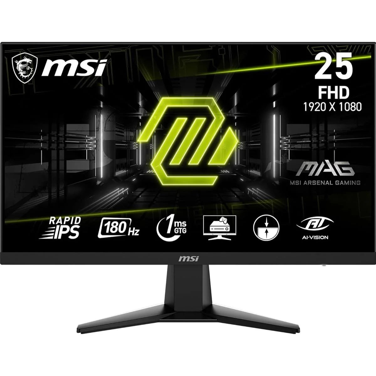 MSI MAG 256F 25″ FHD 180Hz Rapid IPS 1ms Gaming Monitor