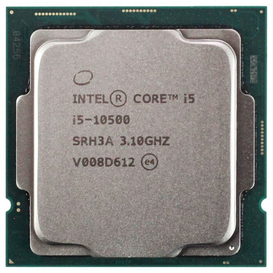 Intel Core i5-10500 SRH3A 3.10GHz tray OEM processor chip front view