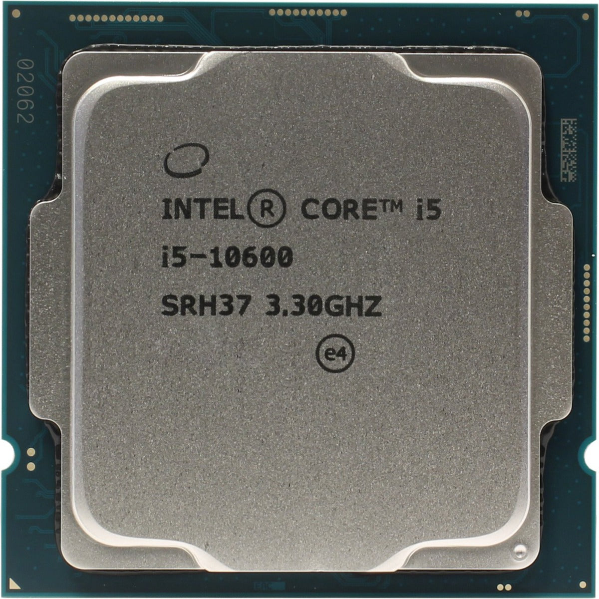 Intel Core i5-10600 SRH37 3.30GHz genuine tray CPU chip photograph