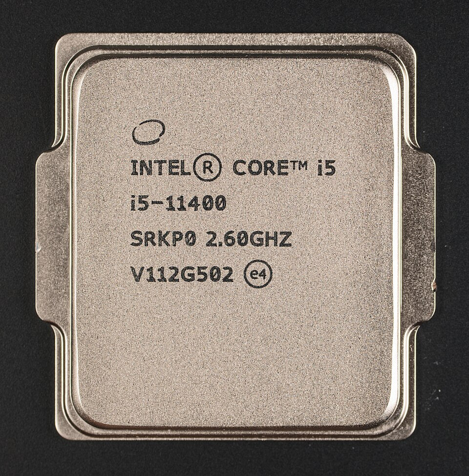 Genuine Intel Core i5-11400 SRKP0 tray CPU reference photograph