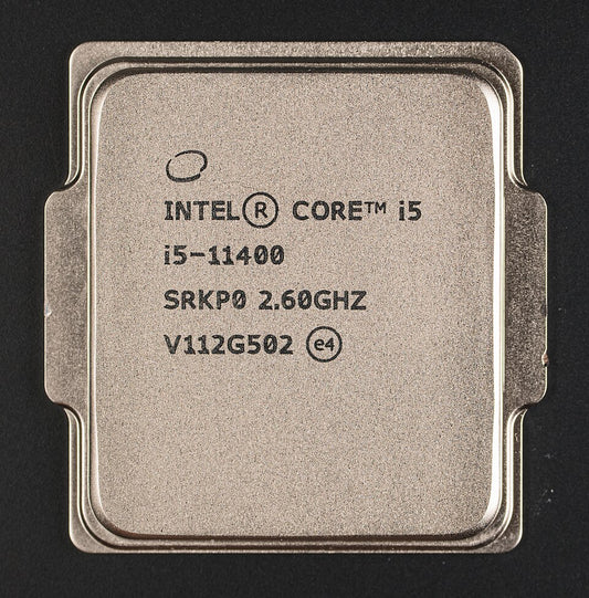 Genuine Intel Core i5-11400 SRKP0 tray CPU reference photograph