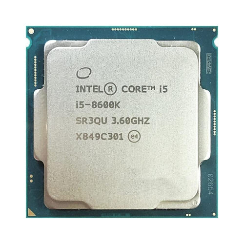 Intel Core i5-8600K 8th Gen 3.60GHz used desktop processor